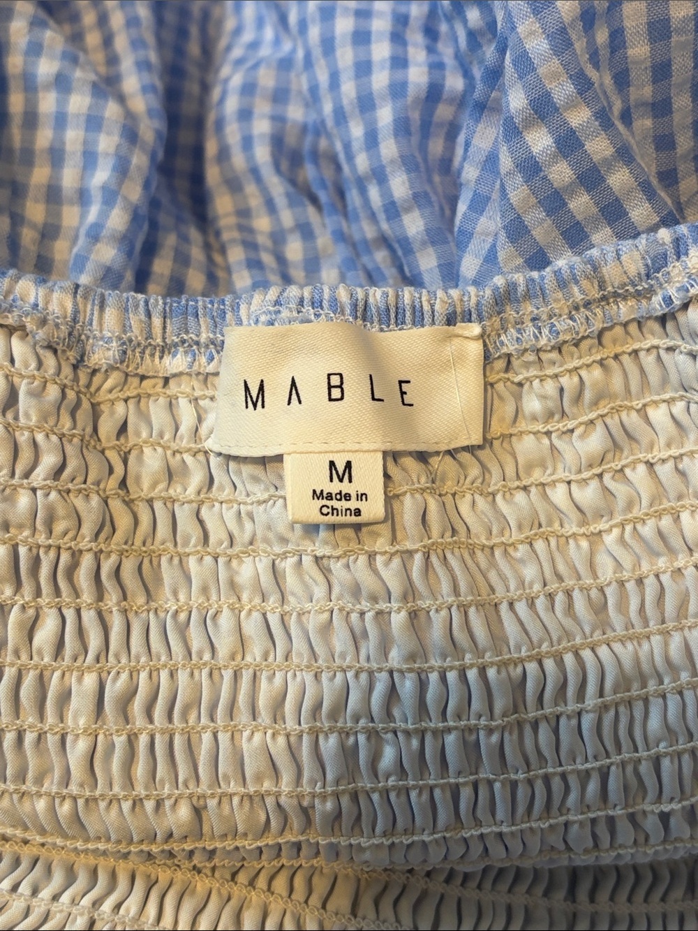 Mabel Anthropologie Gingham Cottagecore Dress - Picture 6 of 6
